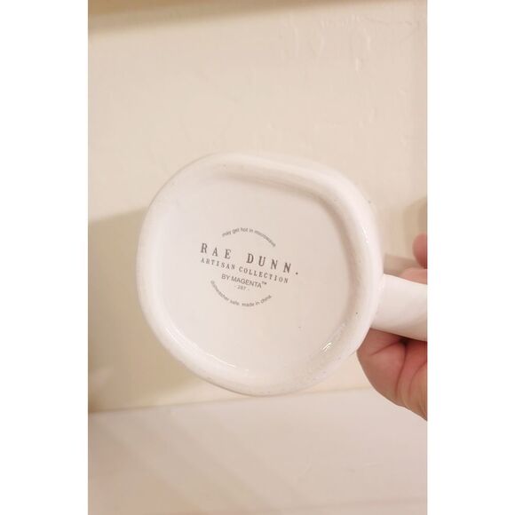 Rae Dunn  BUT FIRST COFFEE white coffee cup - Picture 6 of 12